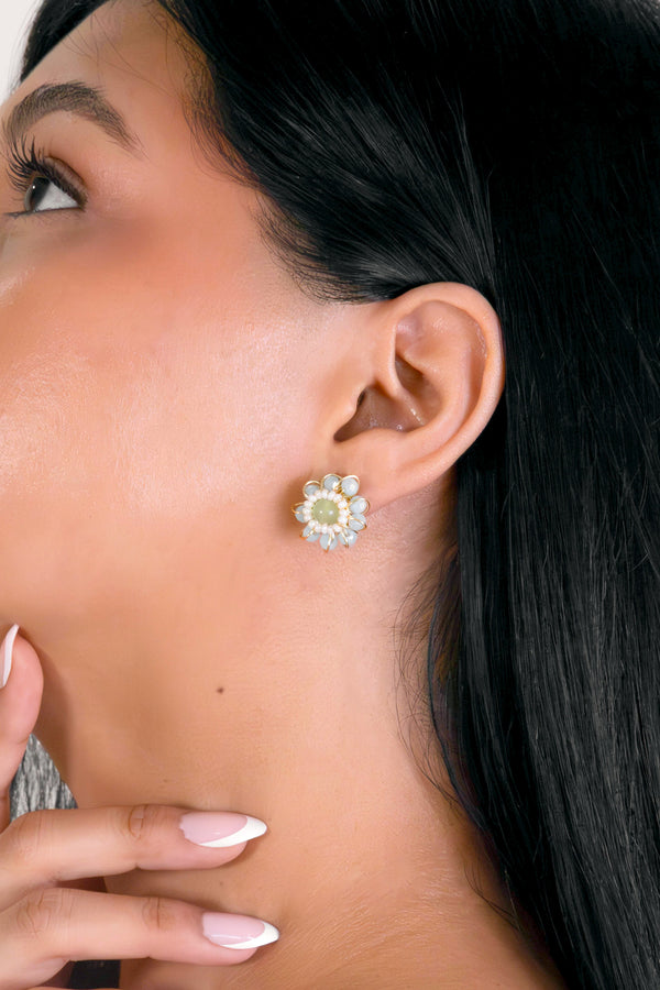 Cardinal Couture Earrings - Baby Blue