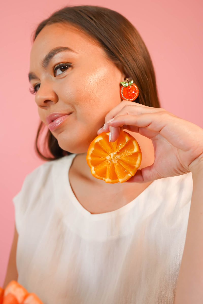 Naranja Enamorada Earrings