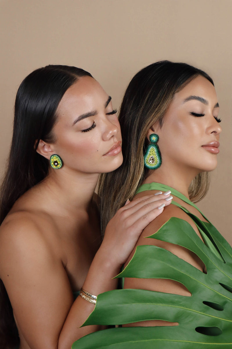 Maxi Aguacate Earrings - Classic