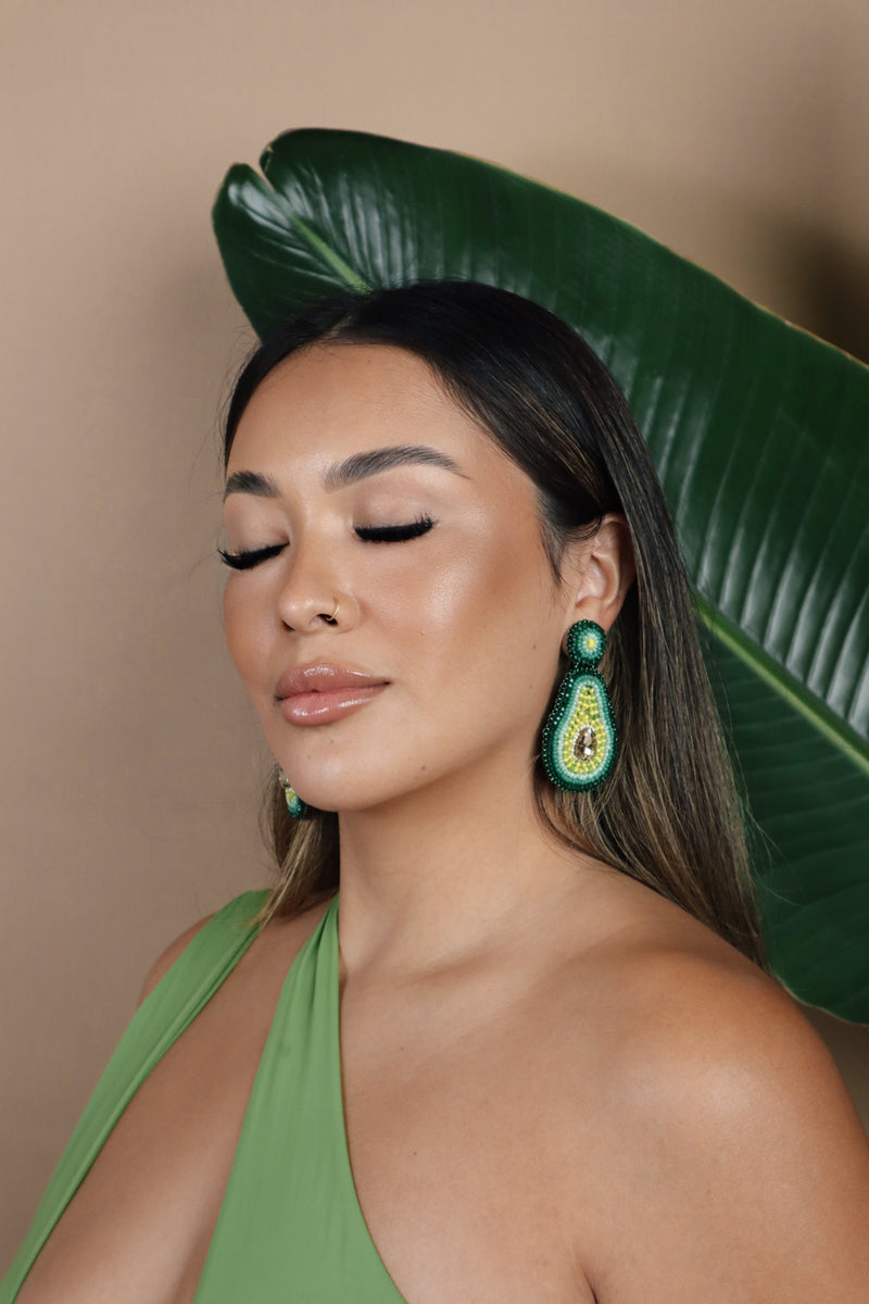 Maxi Aguacate Earrings - Classic