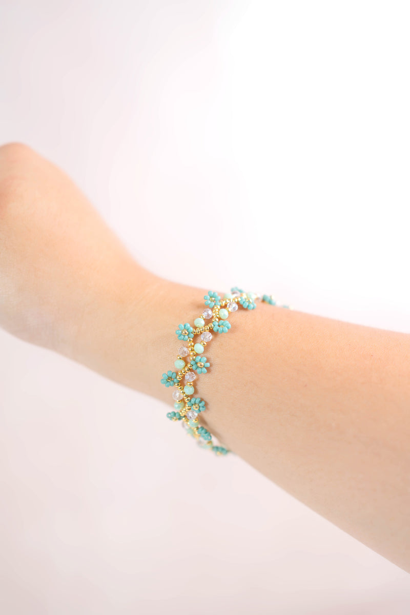 La Florecita Bracelet - Turquoise