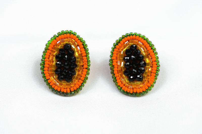 La Bella Papaya Earrings