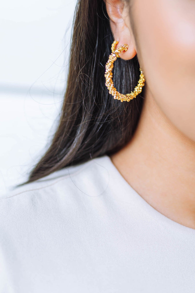 Date Night Gold Hoops