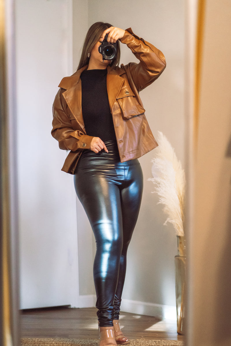Heart of Gold Leather Jacket