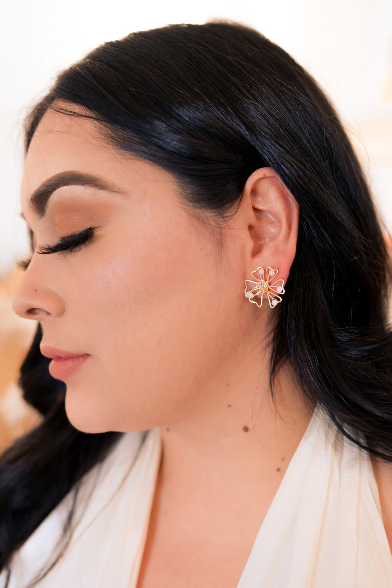 Meant To Be Floral Earrings