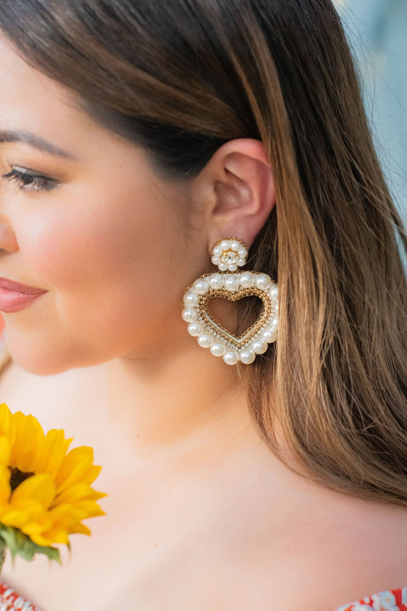 The Shape Of Water Heart Artisan Earrings