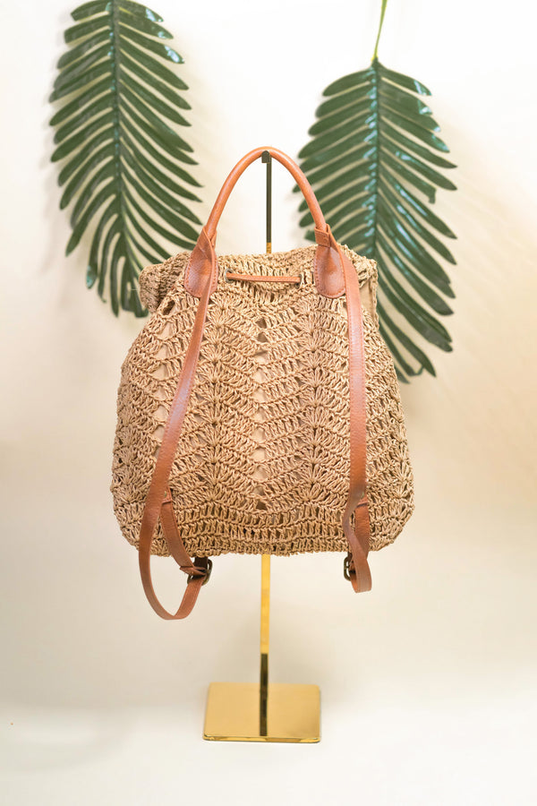 The Essential Woven Backpack - Khaki